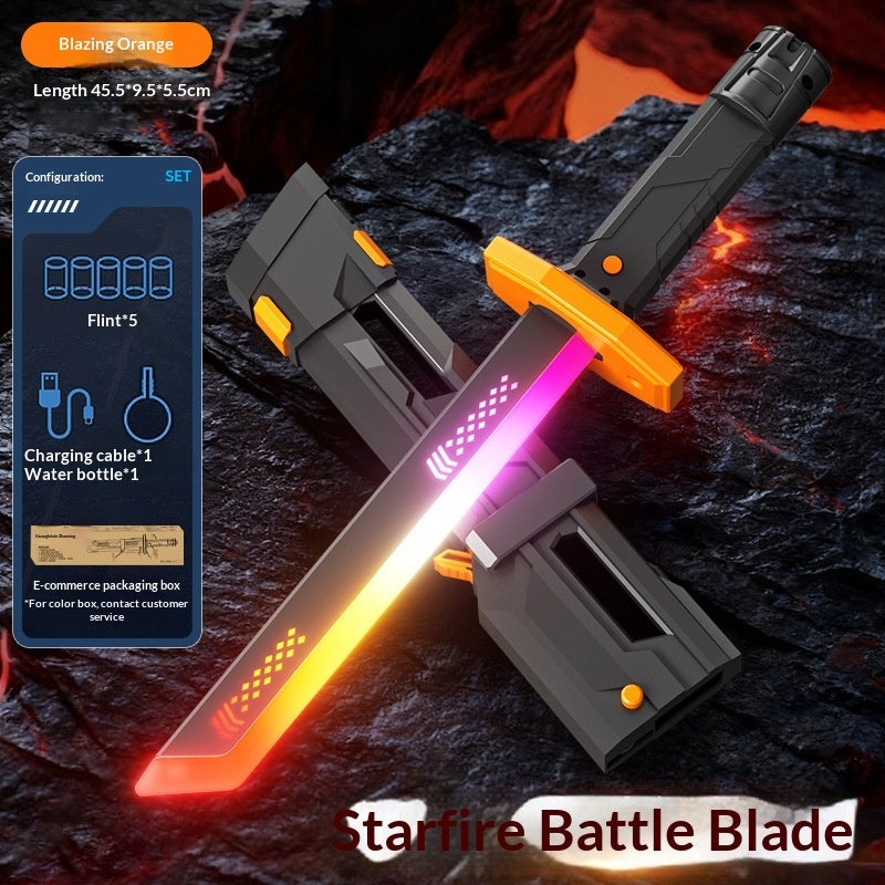 Ultimate Glow-Up Sword | Real Smoke & Spark Effect⚡